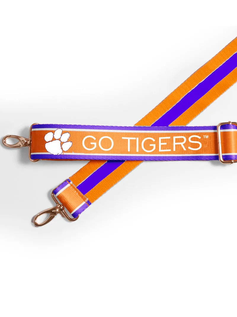 School Spirit Purse Strap - Clemson