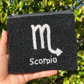 Scorpio Beaded Coin Purse