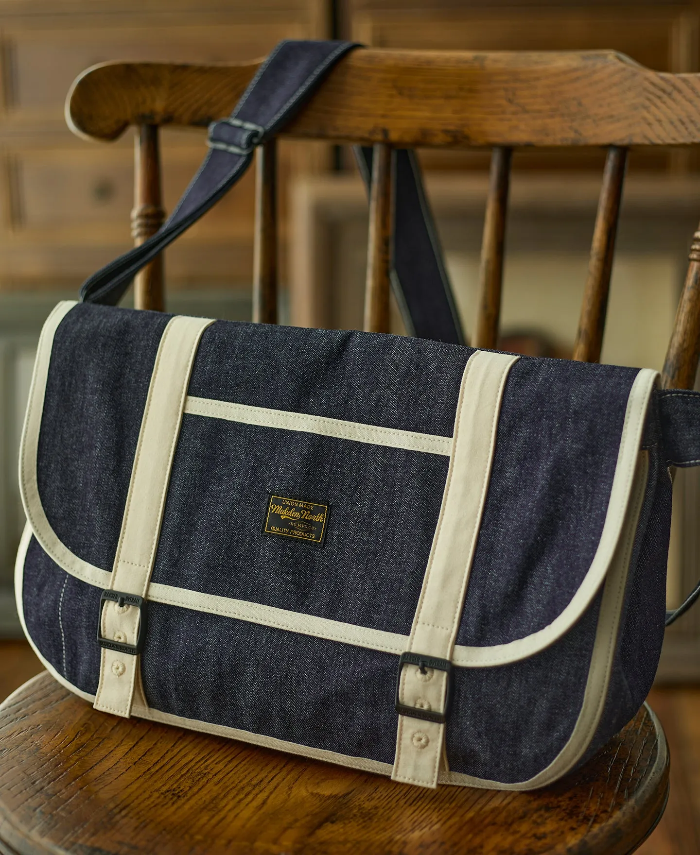 Selvedge Denim Messenger Bag