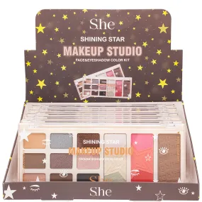 S.HE - Shining Star Makeup Studio Face & Eyeshadow Color Kit