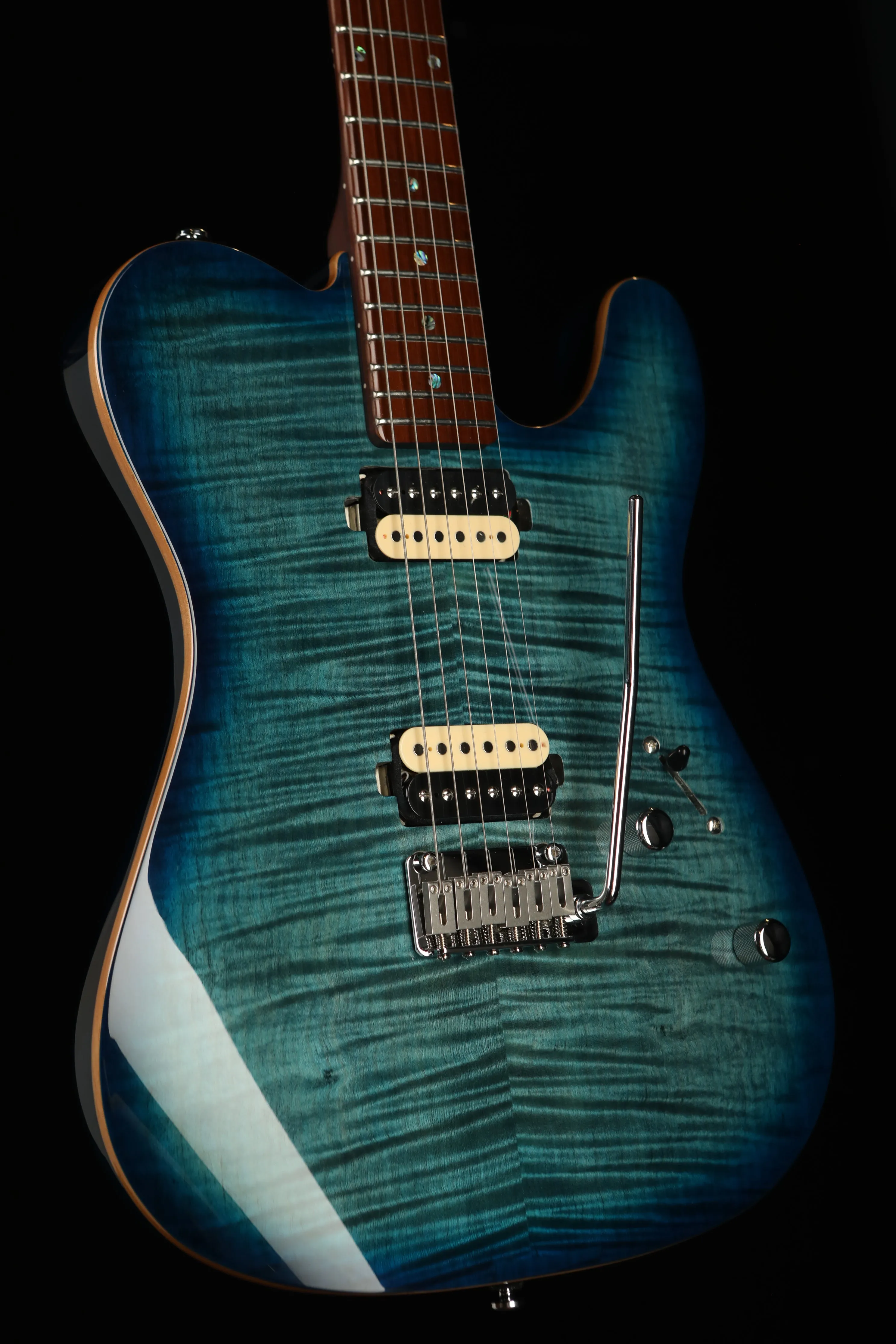 Sire T7 FM 'Trans Blue Flame Top' Larry Carlton Signature Electric Guitar