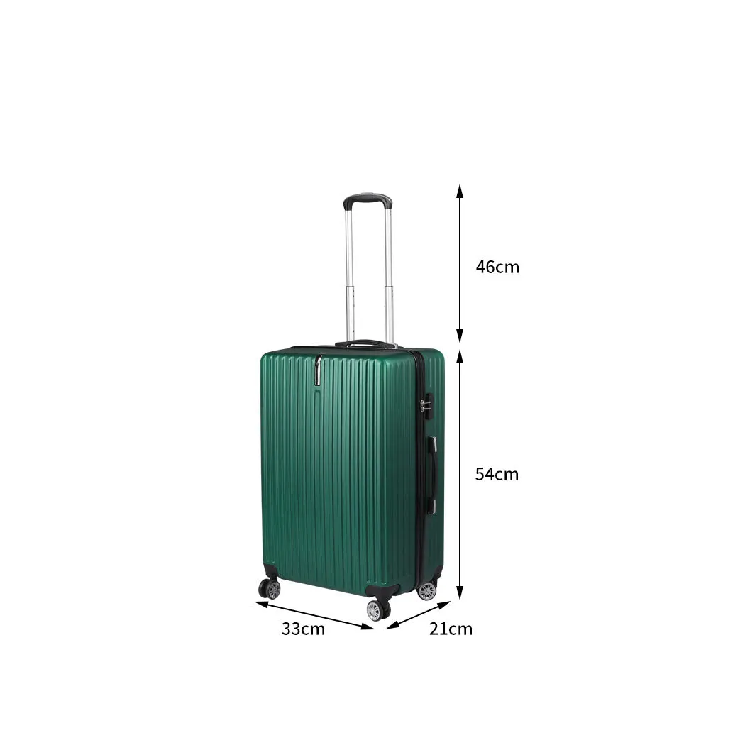 Slimbridge 20" Carry On Luggage Suitcase Green 20 inch