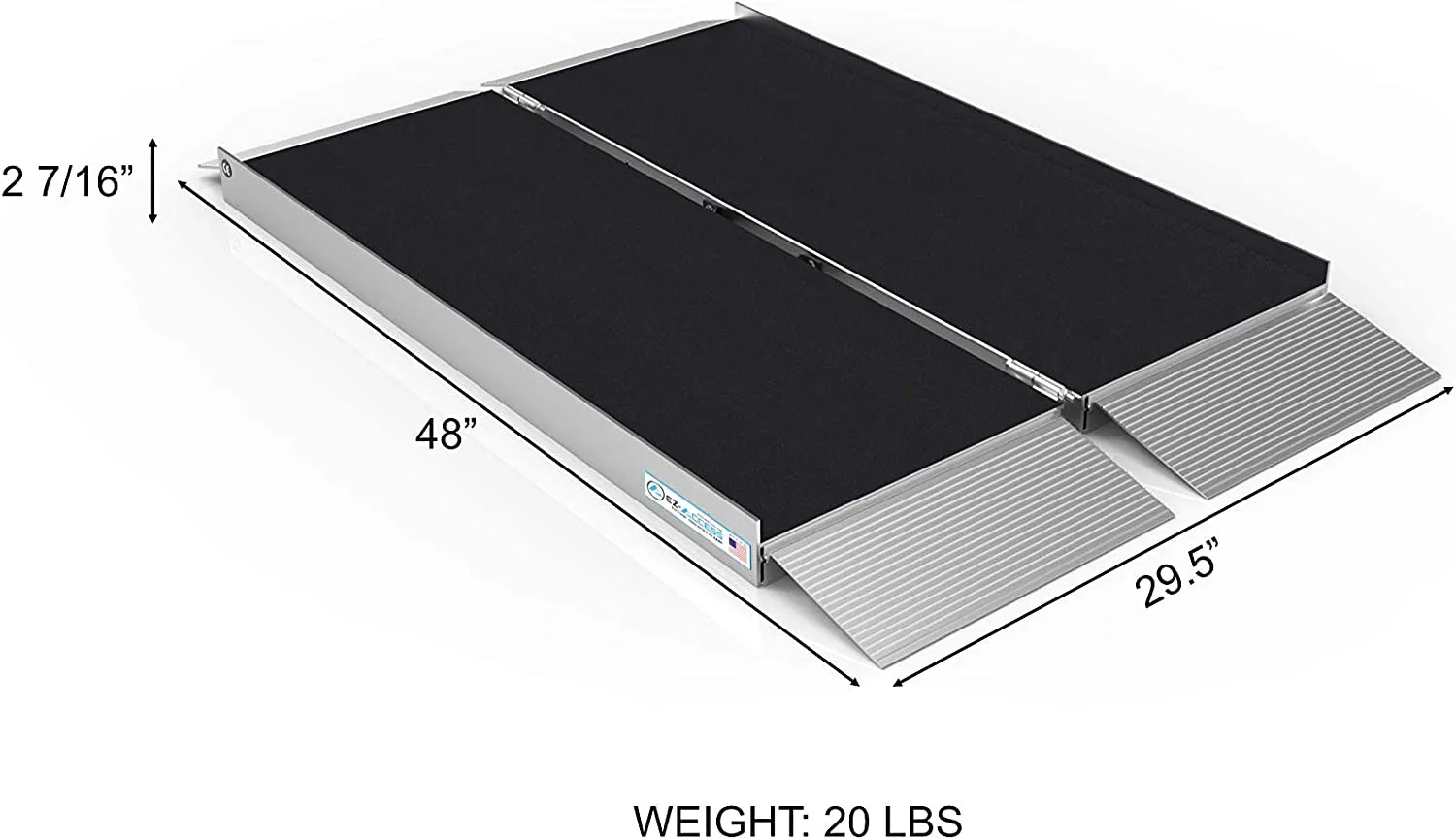 Slip-Resistant Surface Portable Ramp