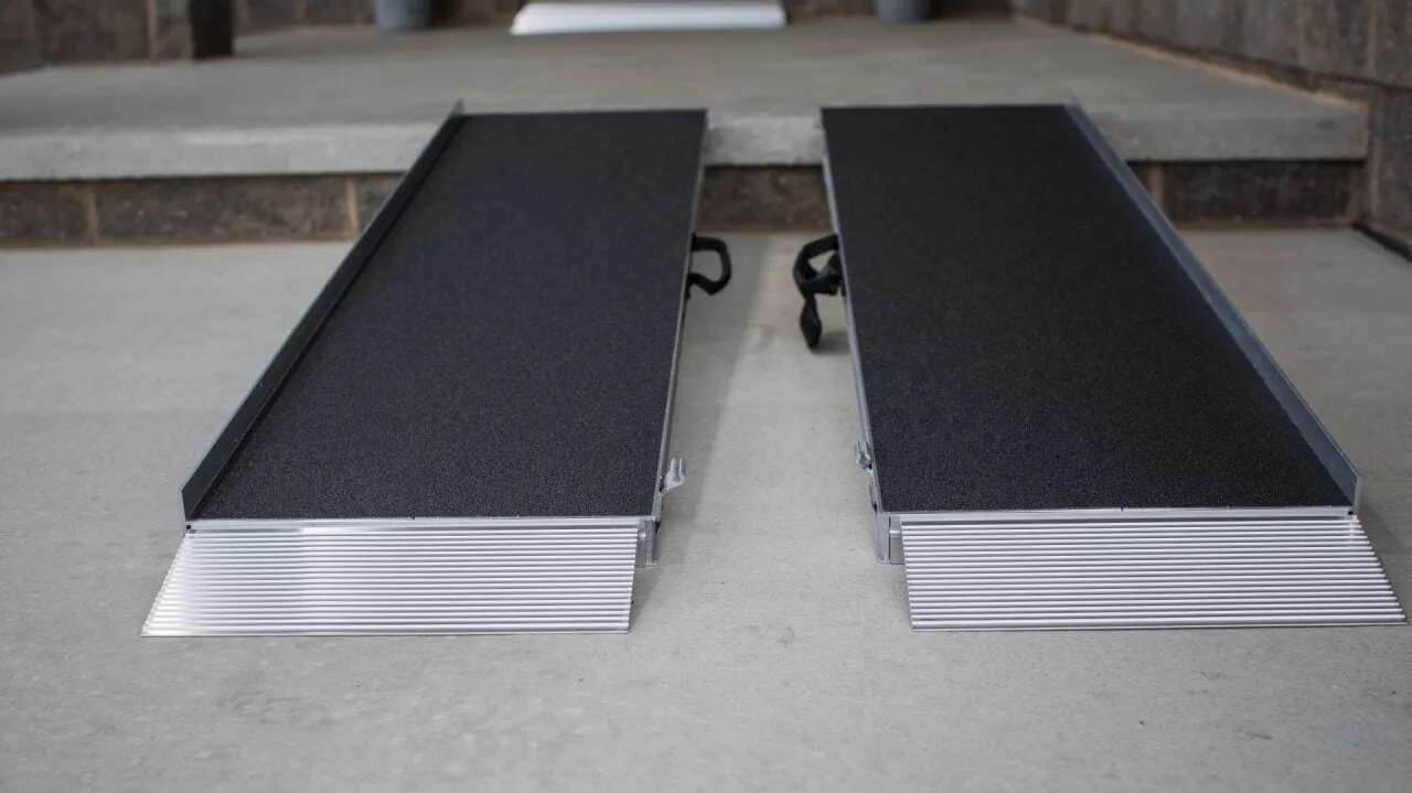 Slip-Resistant Surface Portable Ramp