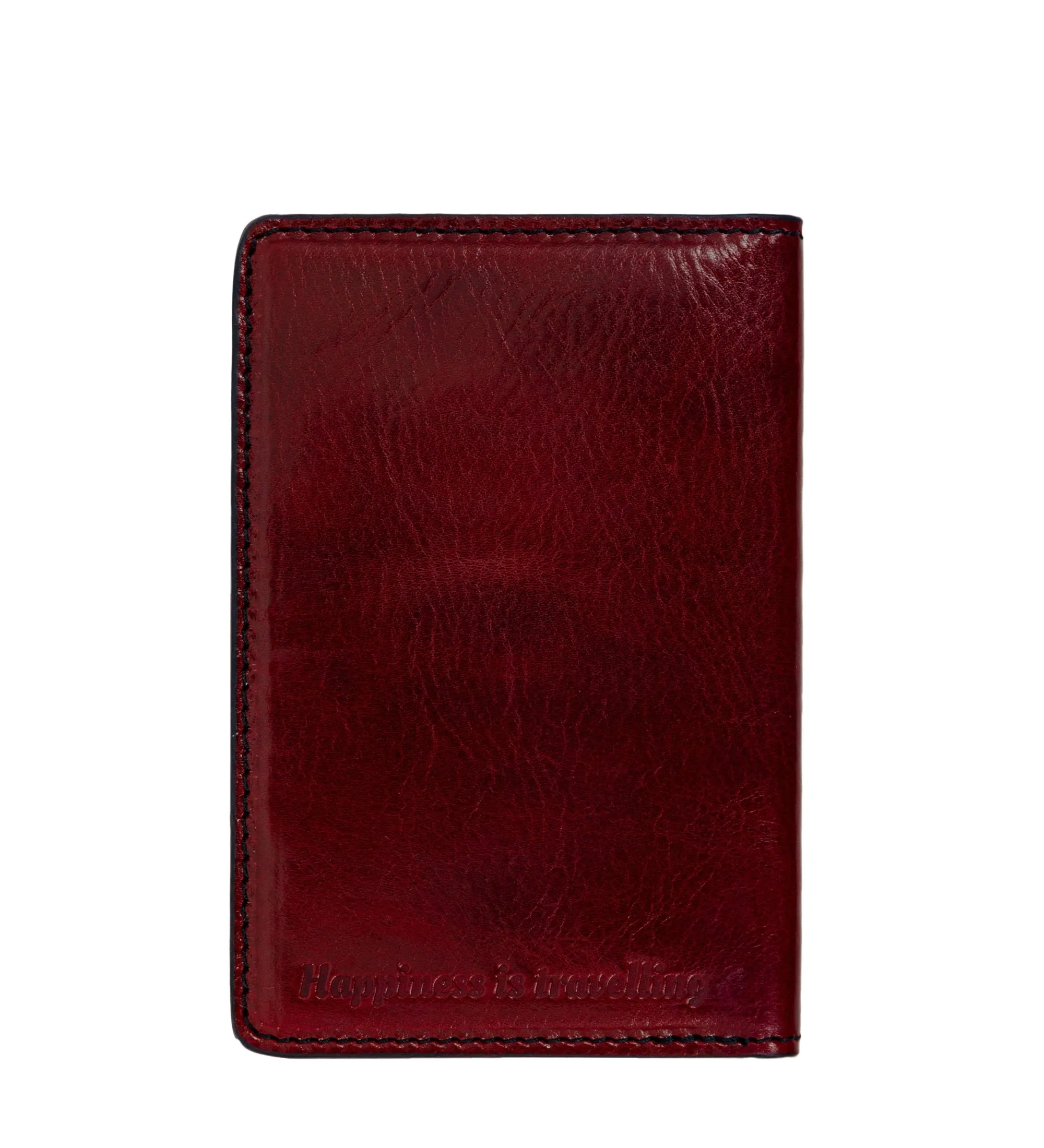 Small Leather Passport Holder - Gulliver's Travels