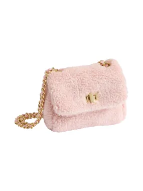 Small Teddy Chain Purse - Pink