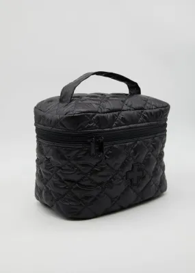 Stella   Gemma Make-Up Bag - Black Quilted