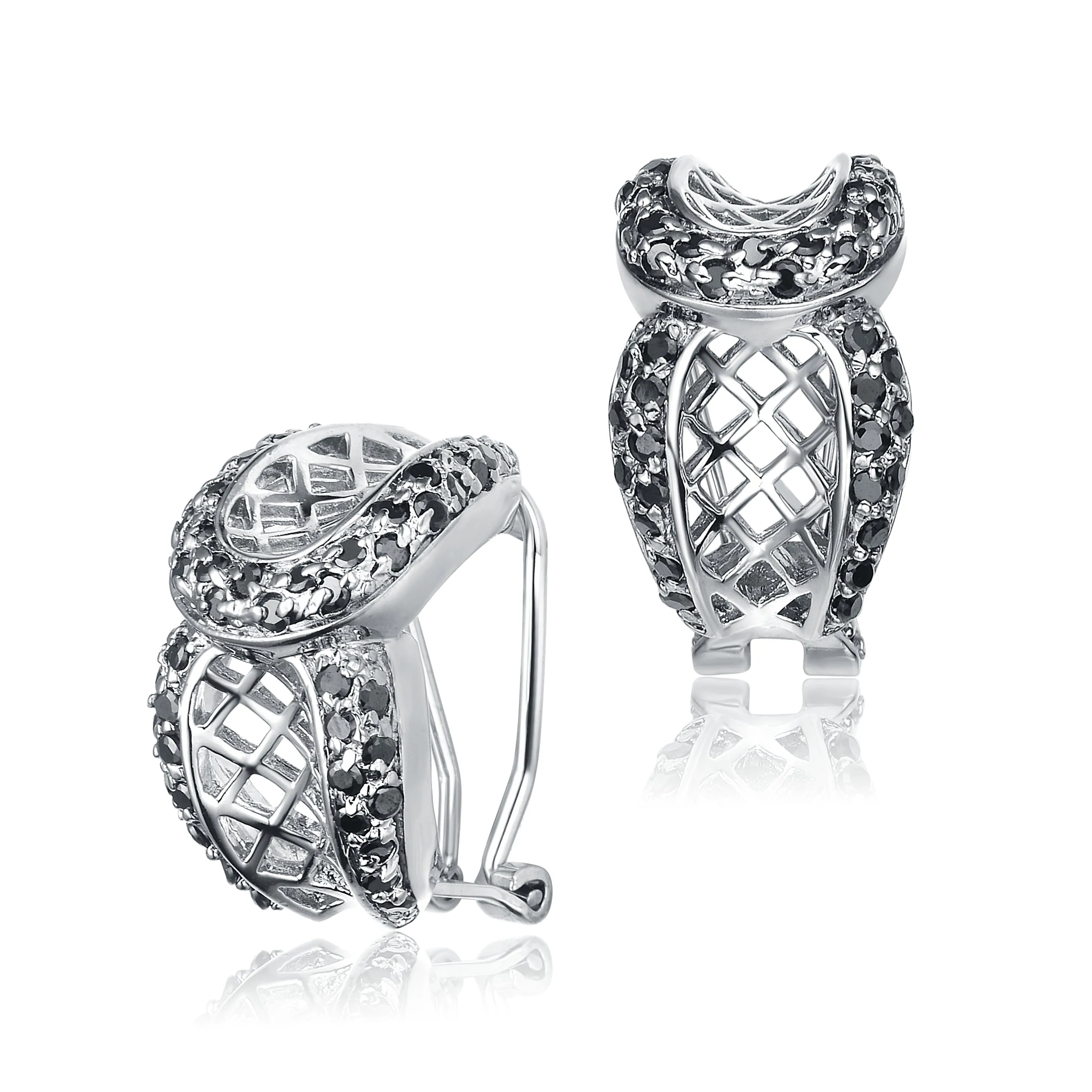 Sterling Silver Cubic Zirconia Ever After Earrings