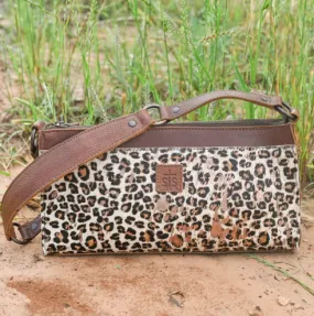 STS Ranchwear Great Plains Classic Cowhide Hair-On Leopard Print Bailey Bag STS31626