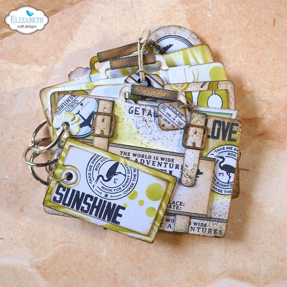 Suitcase Album Stamp   Die Kit