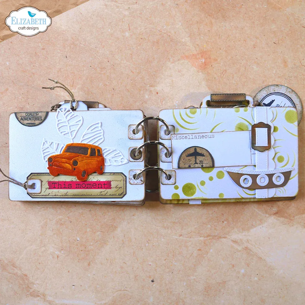 Suitcase Album Stamp   Die Kit