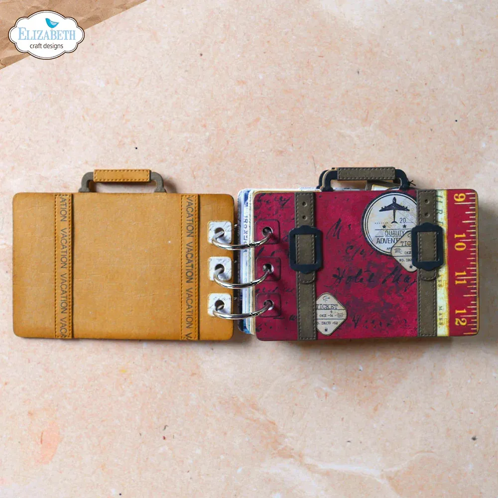 Suitcase Album Stamp   Die Kit