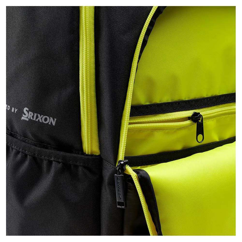 SX Performance 2022 Tennis Backpack Black and Yellow