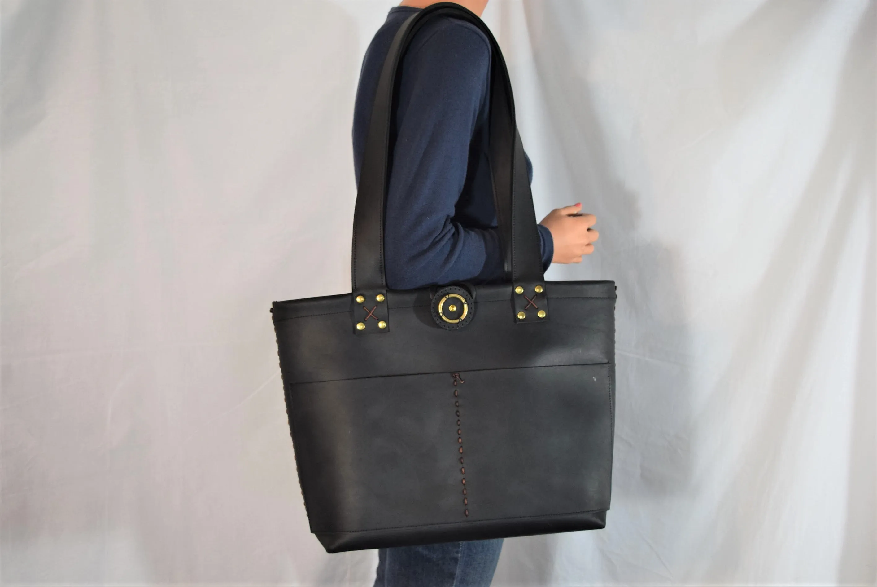 The Clare Flair Tote, Black