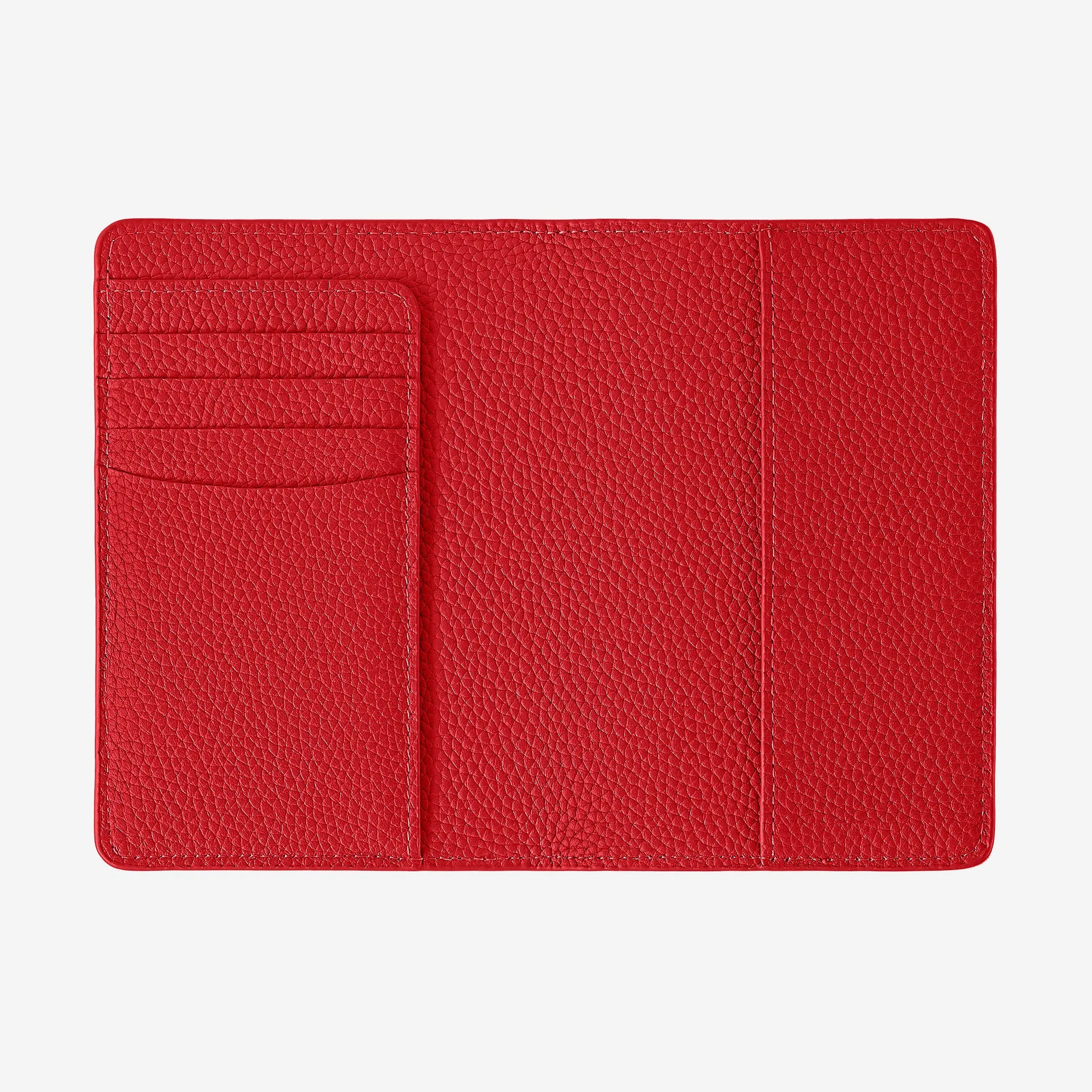 The Passport Holder - Pomegranate Red