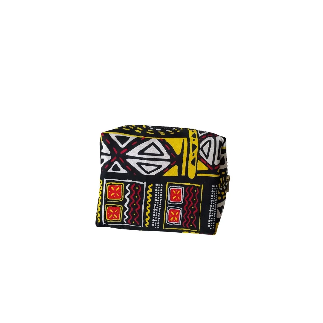 Toiletry/Makeup Bag and Matching Passport Holder - Soweto