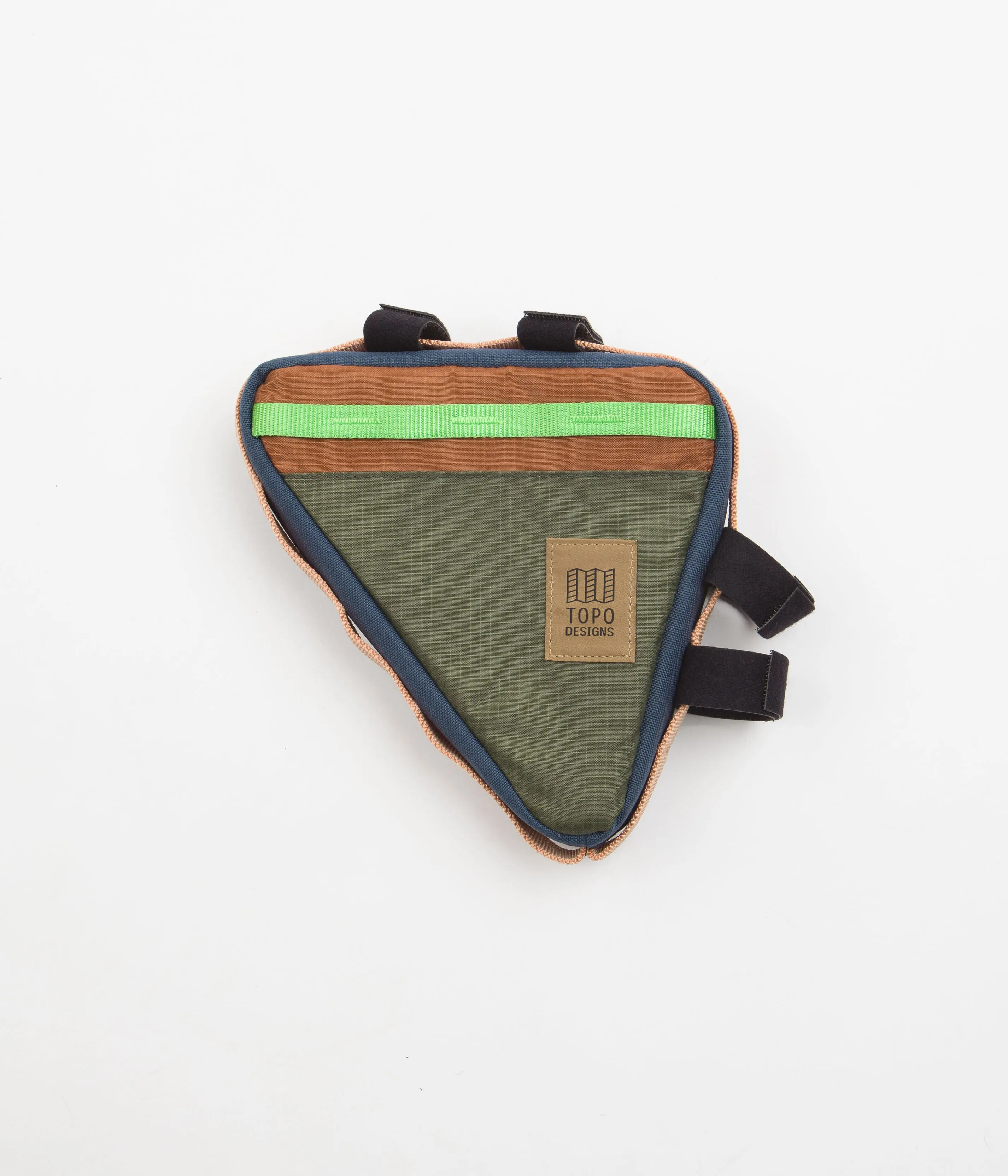 Topo Designs Bike Frame Bag - Olive / Clay