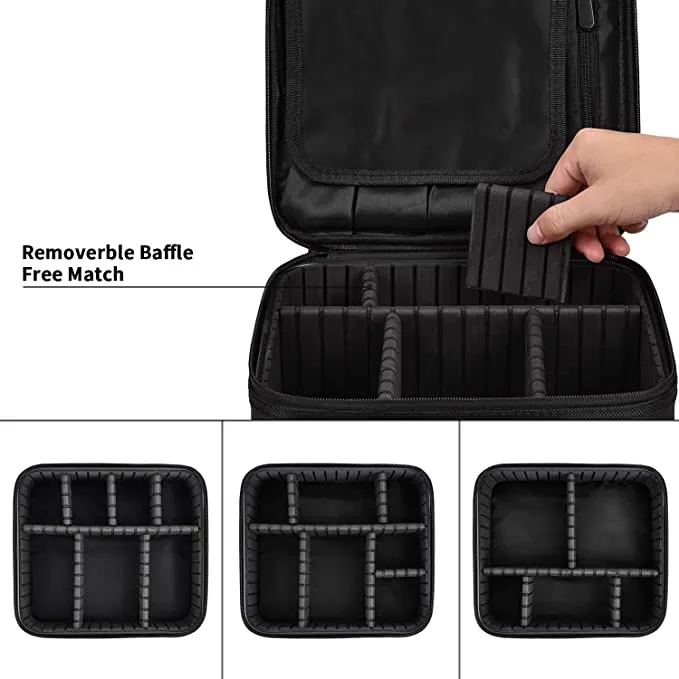 Travel Makeup Case Professional Cosmetic Organizer S4023142