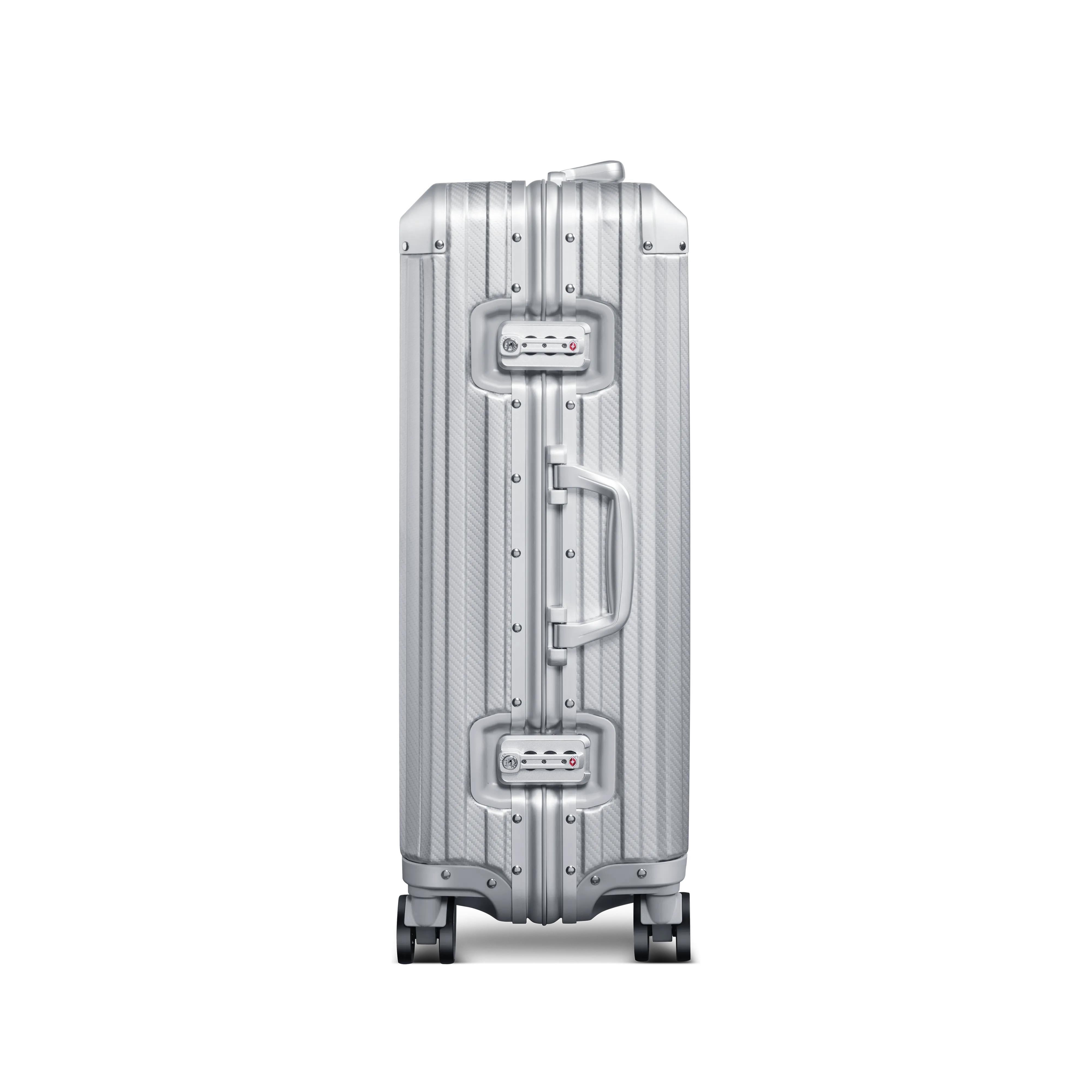 TREK Aluminum Suitcase Silver