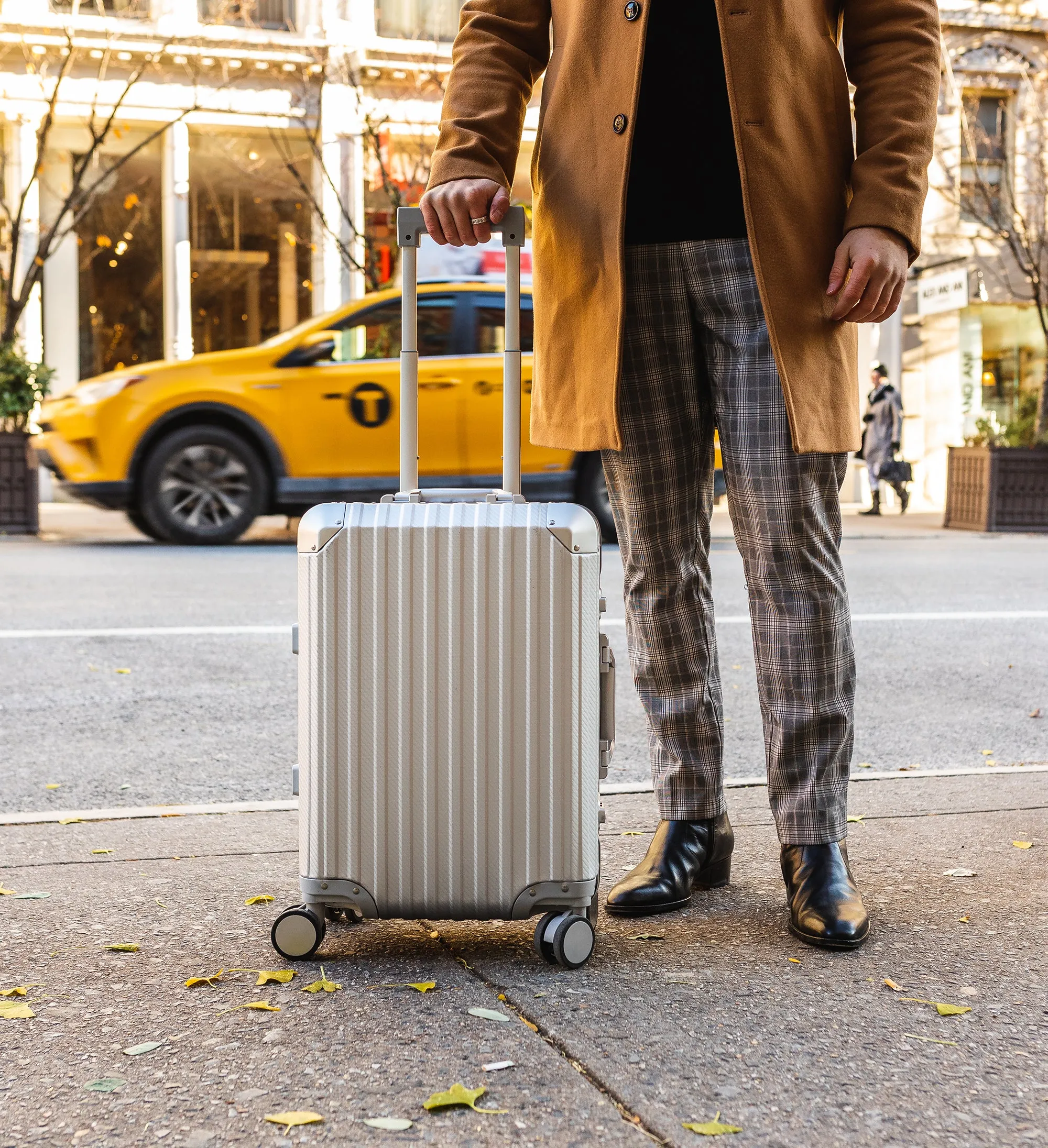 TREK Aluminum Suitcase Silver