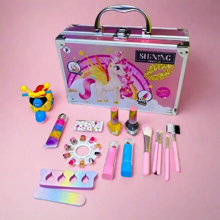 Unicorn Makeup Metallic Beauty Box