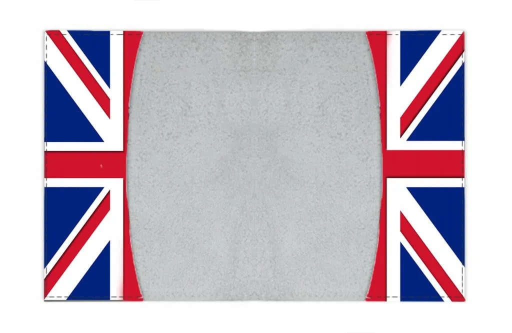 Union Jack Leather Passport Cover