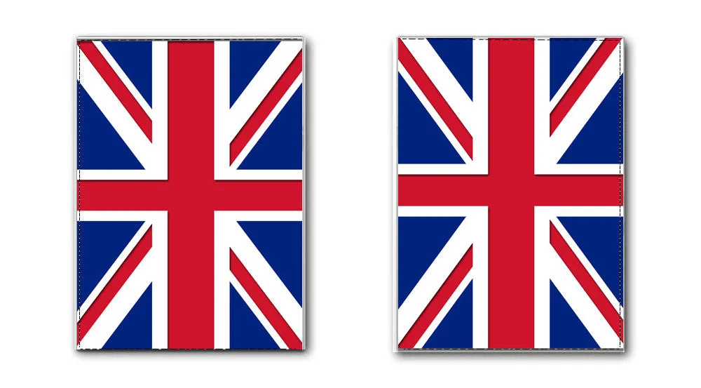 Union Jack Leather Passport Cover