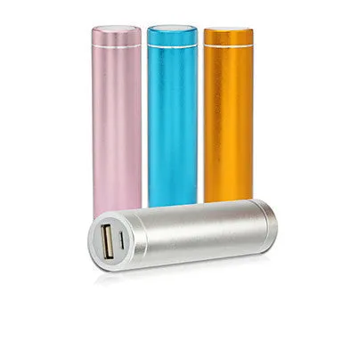 Universal Power Bank External Battery Q7-2600 iphone iPad/Samsung/Smartphones mobile devices (Assorted Colors,2600 mAh)