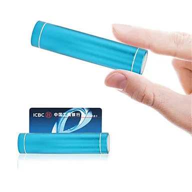 Universal Power Bank External Battery Q7-2600 iphone iPad/Samsung/Smartphones mobile devices (Assorted Colors,2600 mAh)