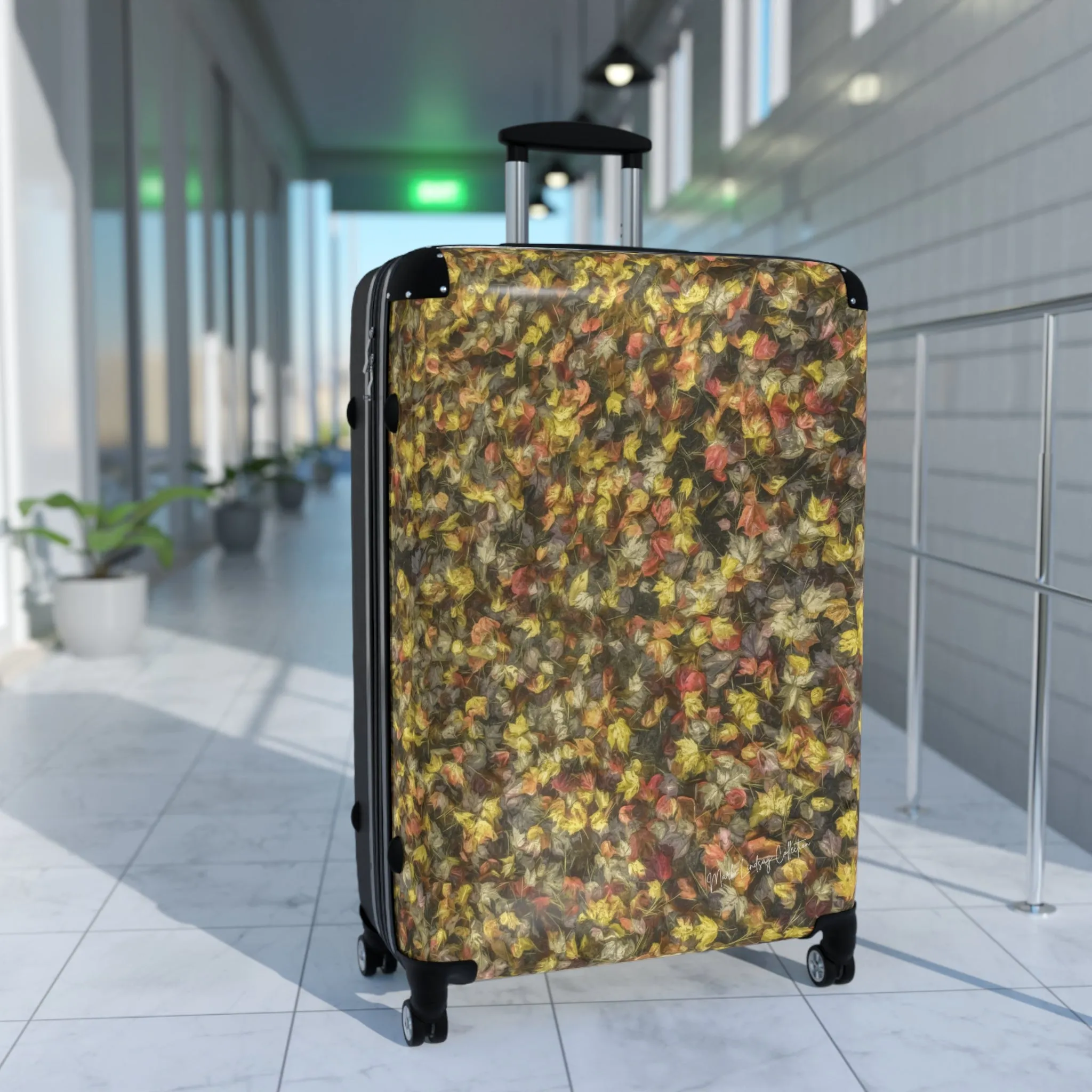 Van Gogh's Leaves of Fall Custom Art Luggage