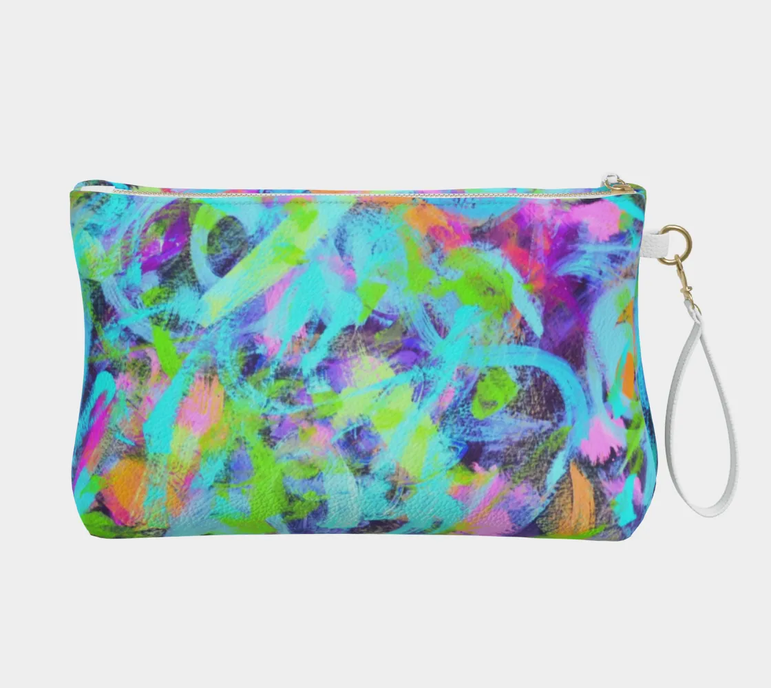 Vegan Leather Accessory Bag *Graffiti*