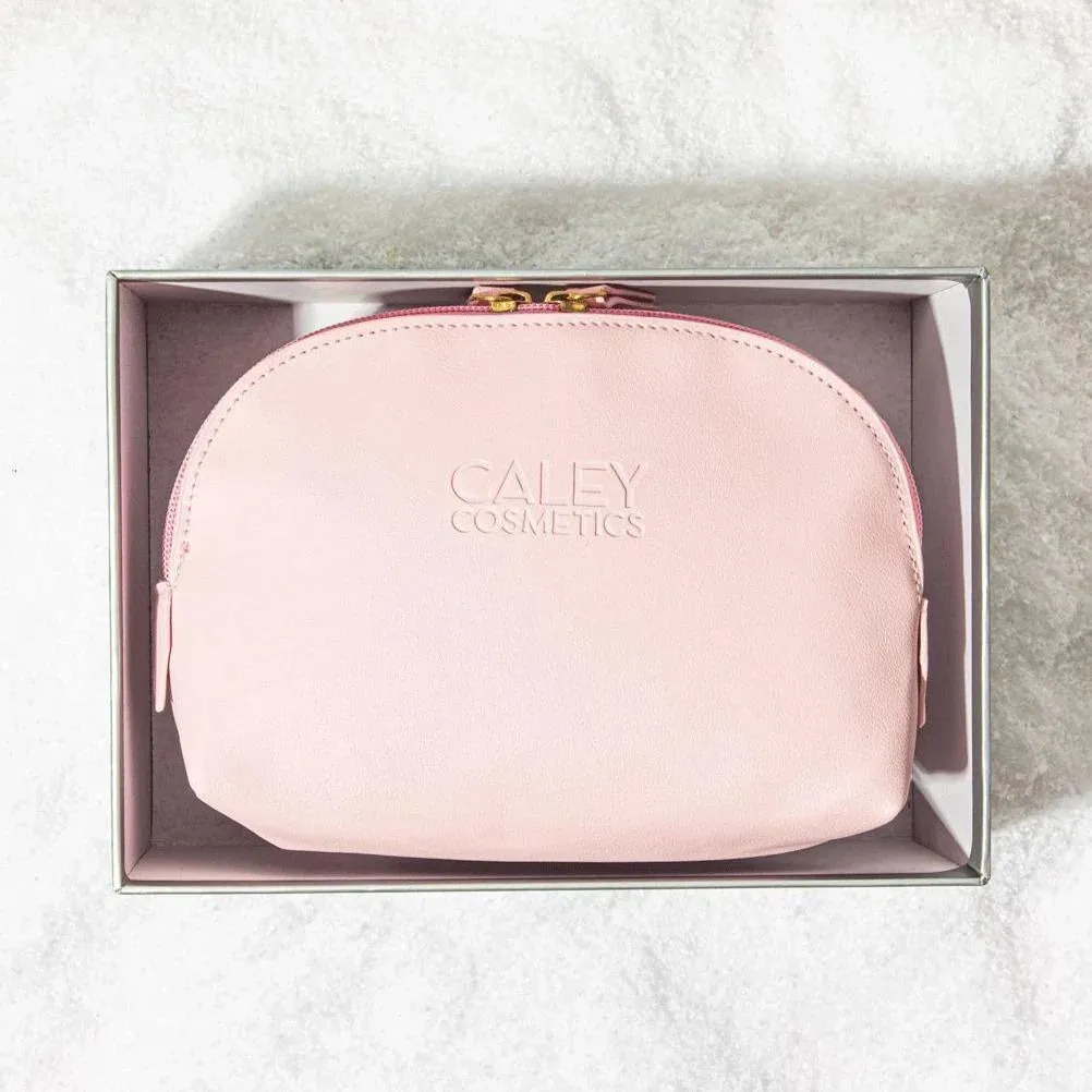 Vegan Leather Makeup Bag