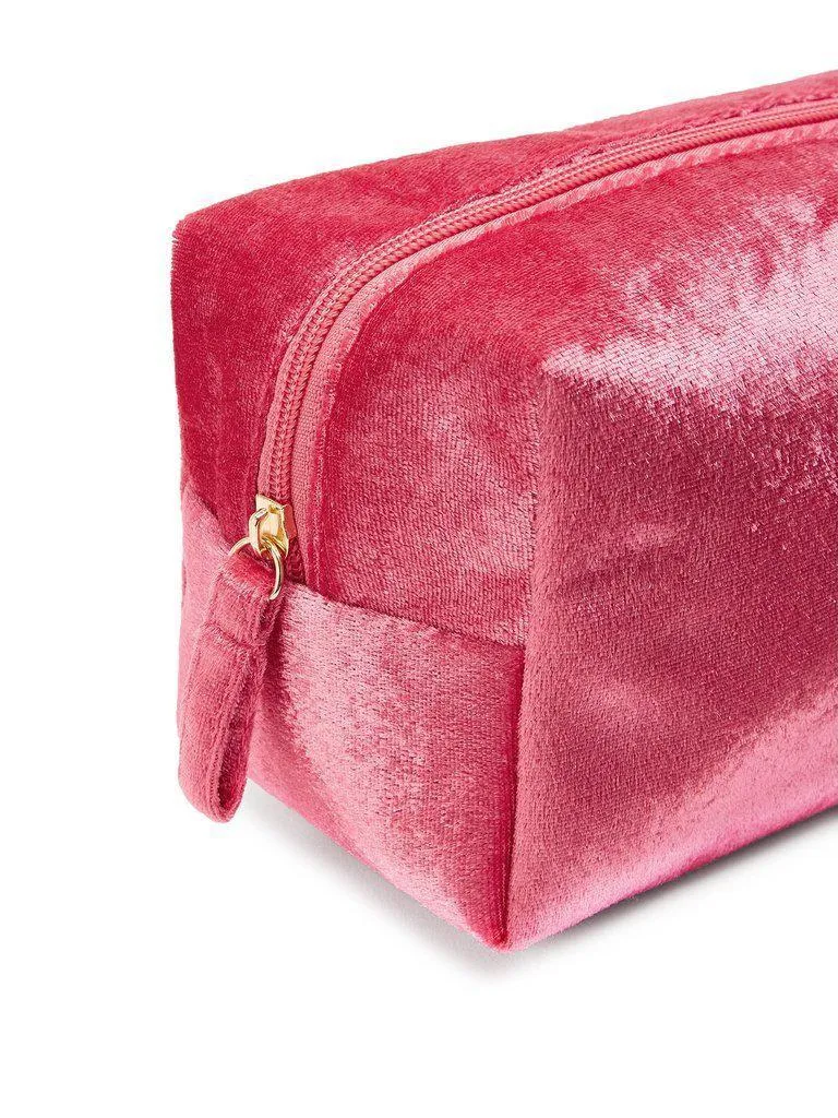 Velvet Zipper Makeup Bag