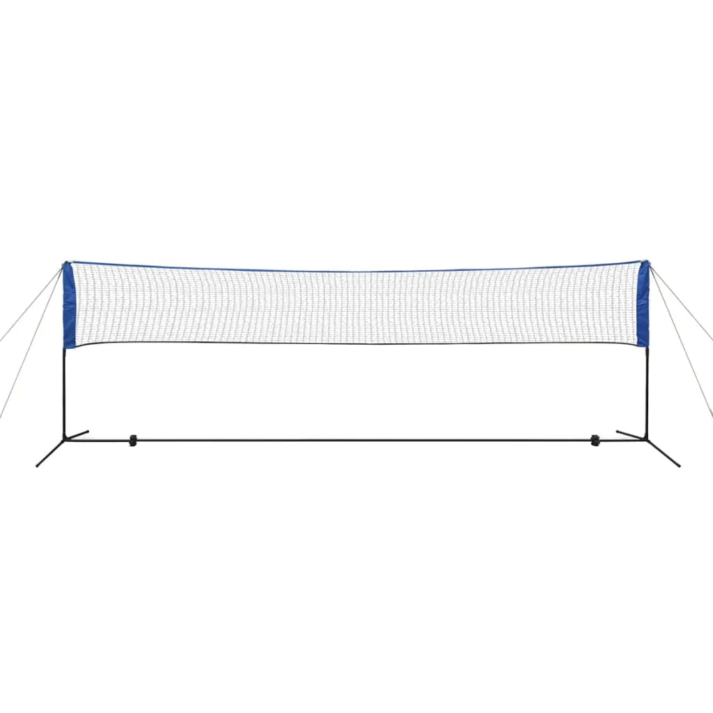 vidaXL Badminton Net Set with Shuttlecocks 500x155 cm