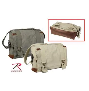 Vintage Style Canvas B-15 Pilot Messenger Bag