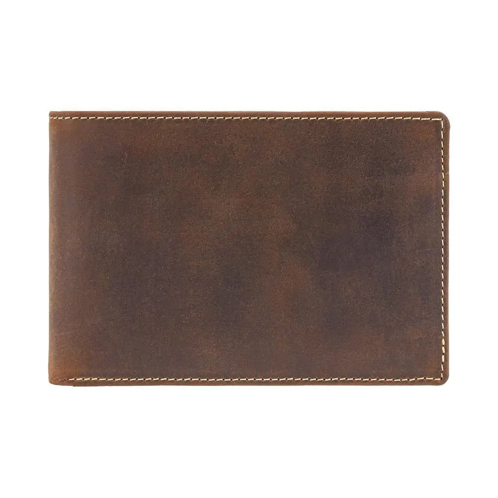 Visconti Jet Oil Bifold Wallet - Tan - 726Tan