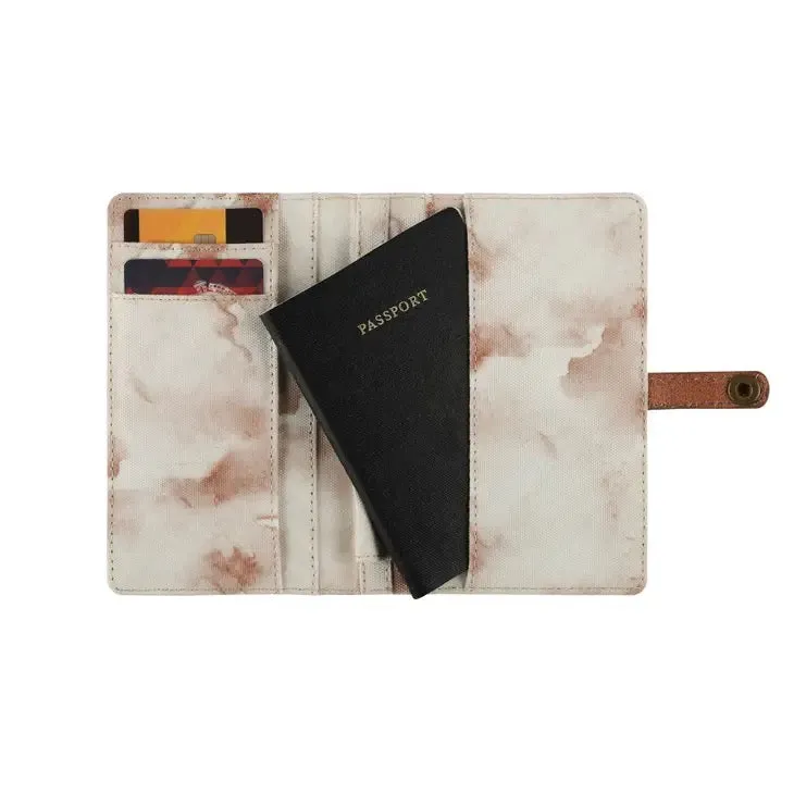 Waking Up Not at Beach Passport Wallet