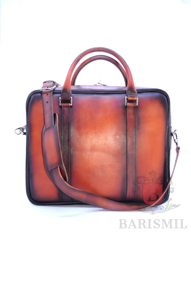 Weston - Leather Laptop Briefcase