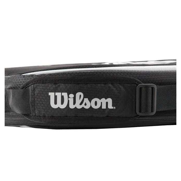 Wilson Federer Team Pack 3-Racquet Bag Black