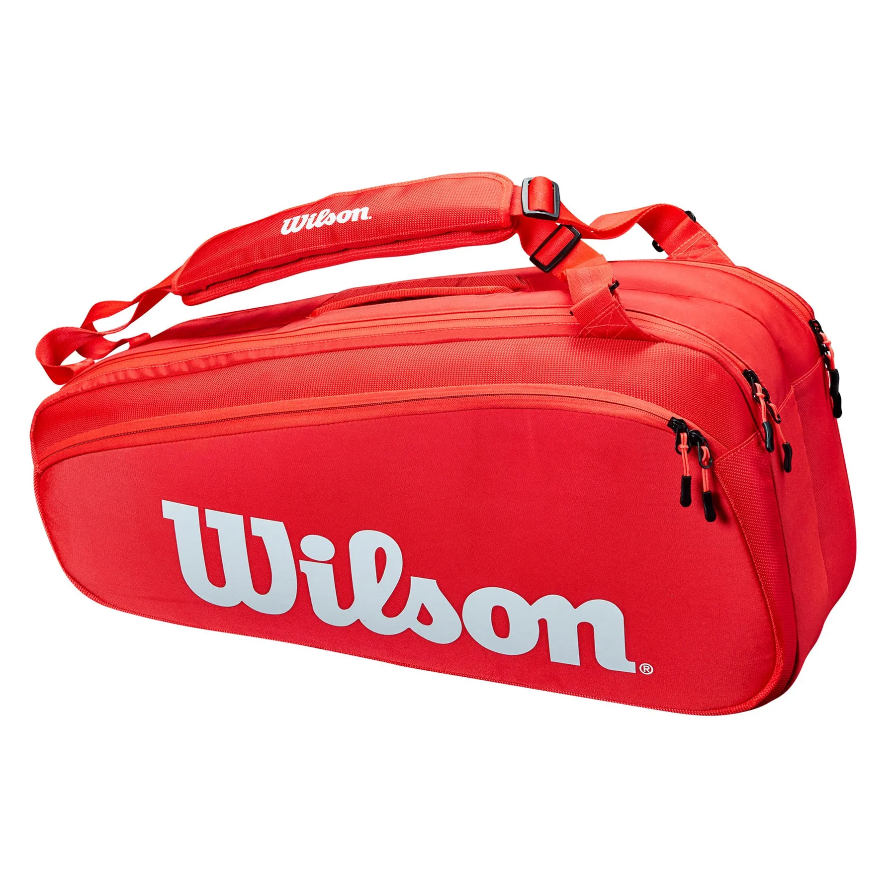 Wilson Super Tour 6 Pack Red Tennis Bag