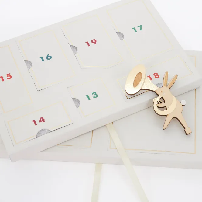 Wooden Marching Band Advent Calendar