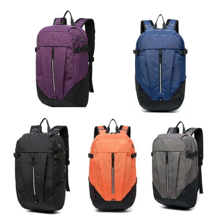 Y-1821 Multifunctional Travel Waterproof Sports Backpack Outdoor Hiking Wear-Resistant Backpack(Purple)